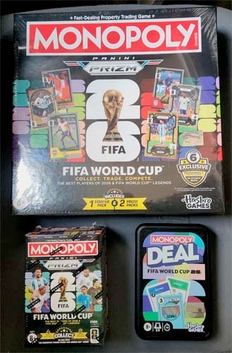 Monopoly Panini Prizm: FIFA World Cup-Monopoly Panini, FIFA Cards & FIFA Deal