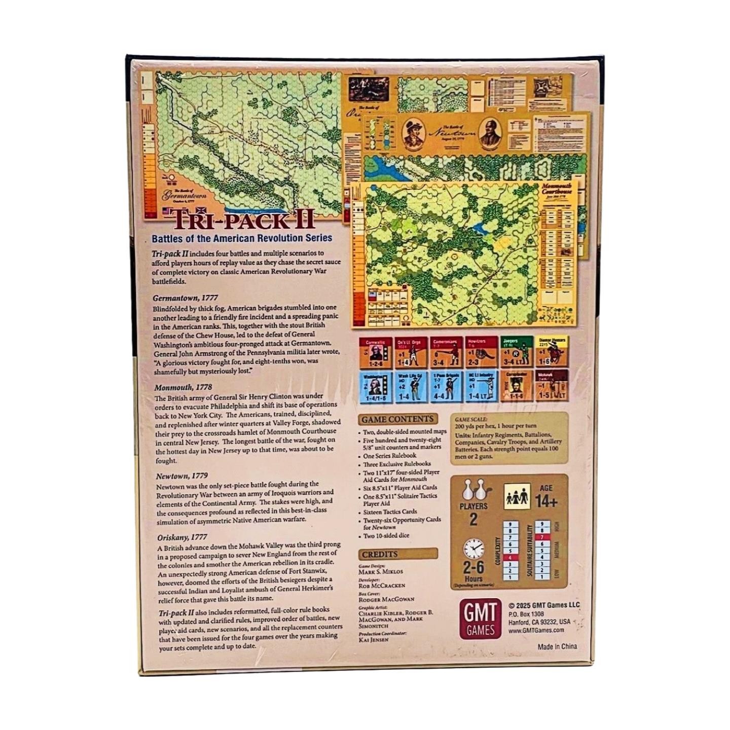 American Revolution Tri Pack #2 by GMT Games – SEALED