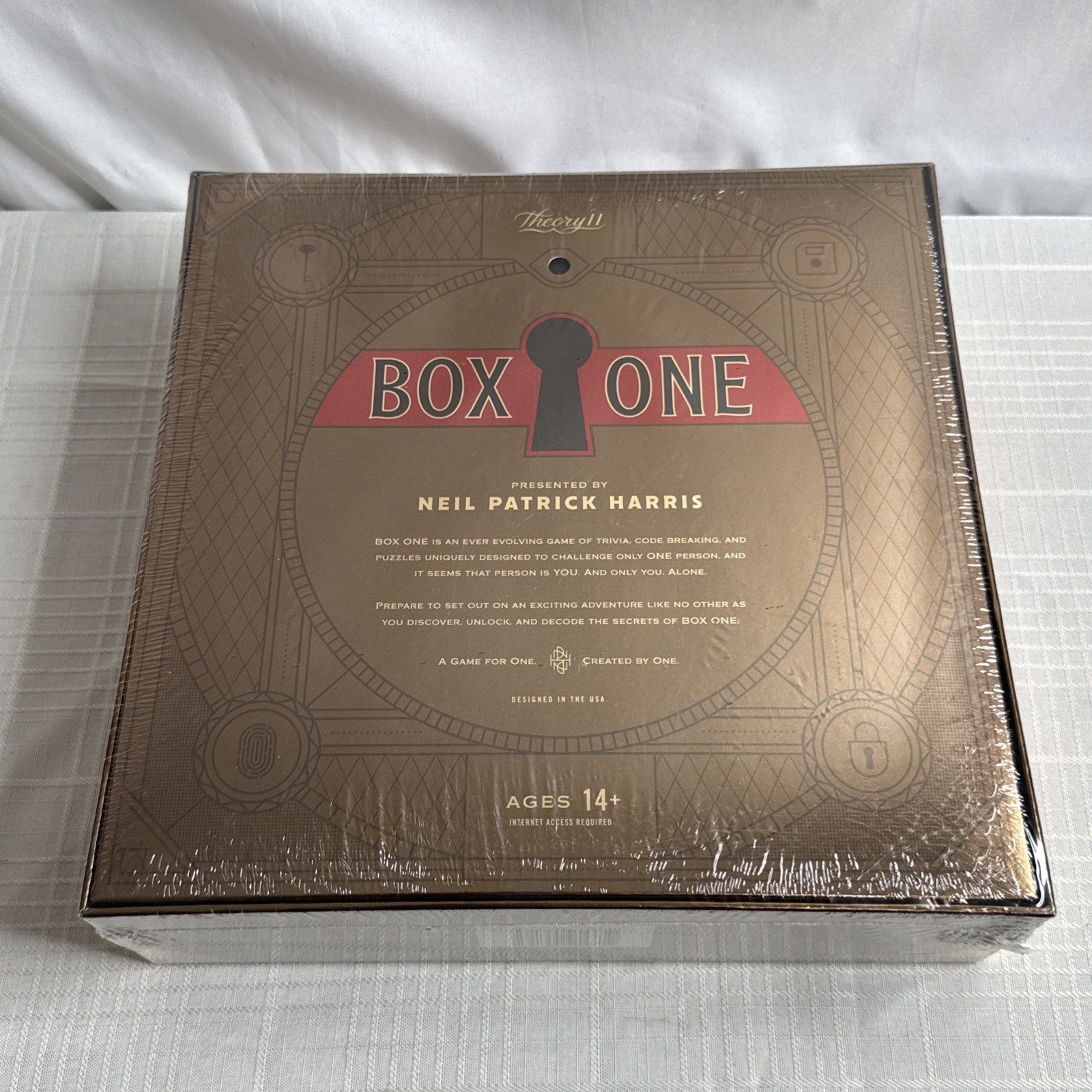 Box One Presented By Neil Patrick Harris Theory 11 Game BRAND NEW SEALED