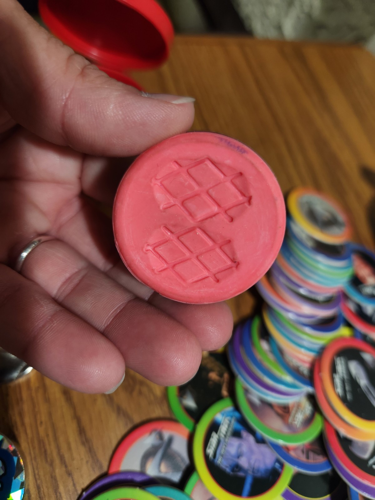 HTF Vintage Lot of 150+ Star Trek Milk Caps POGs 4 Slammers & 4 Containers Game