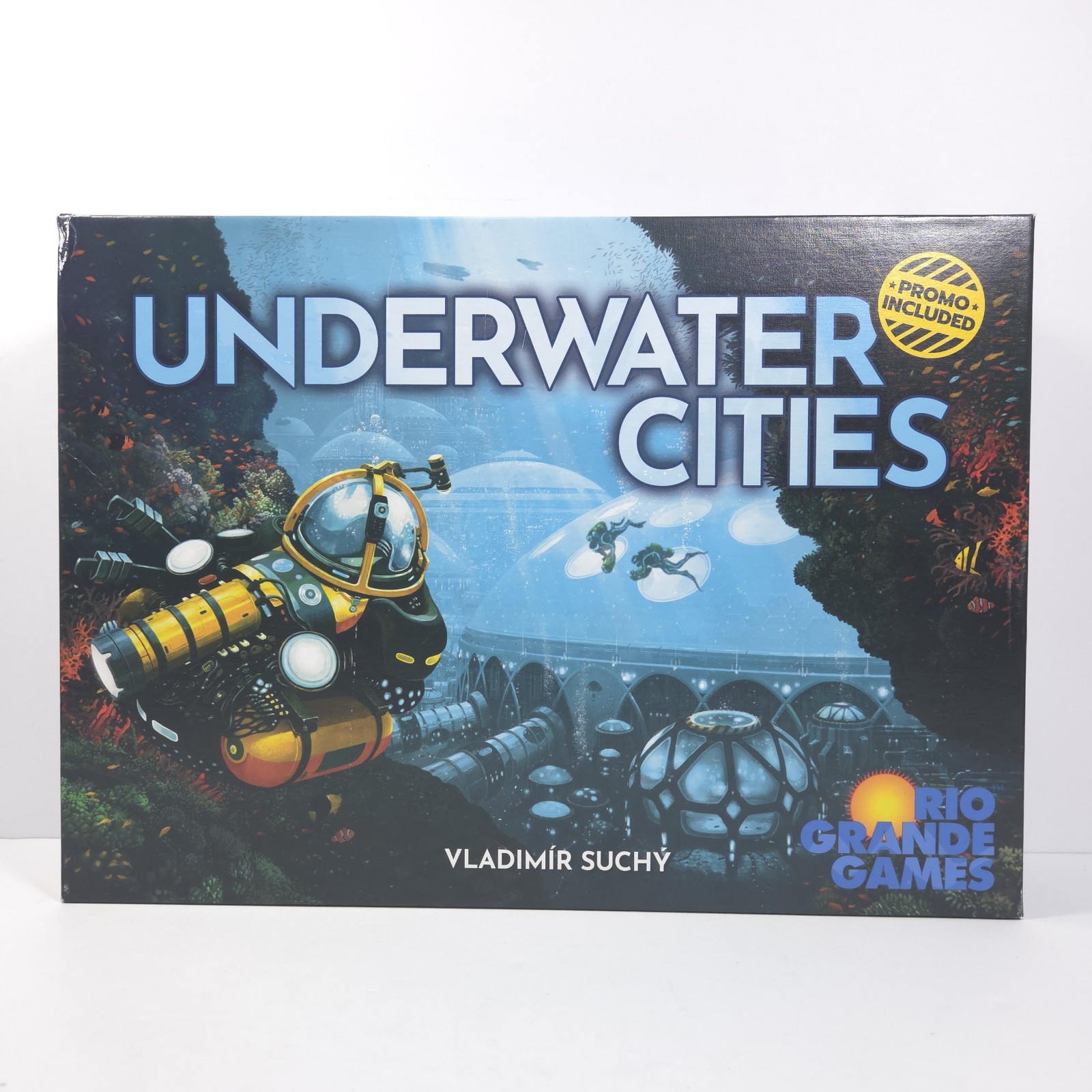 Underwater Cities Board Game Promo Included Complete Rio Grande Games V. Suchy
