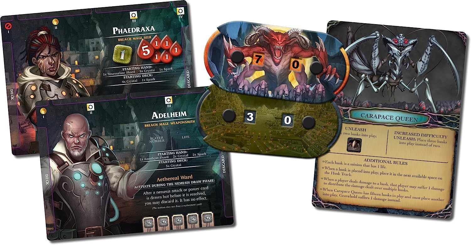 Indie Boards And Cards Aeons End 2E – Building Card For Night 1 4 Players