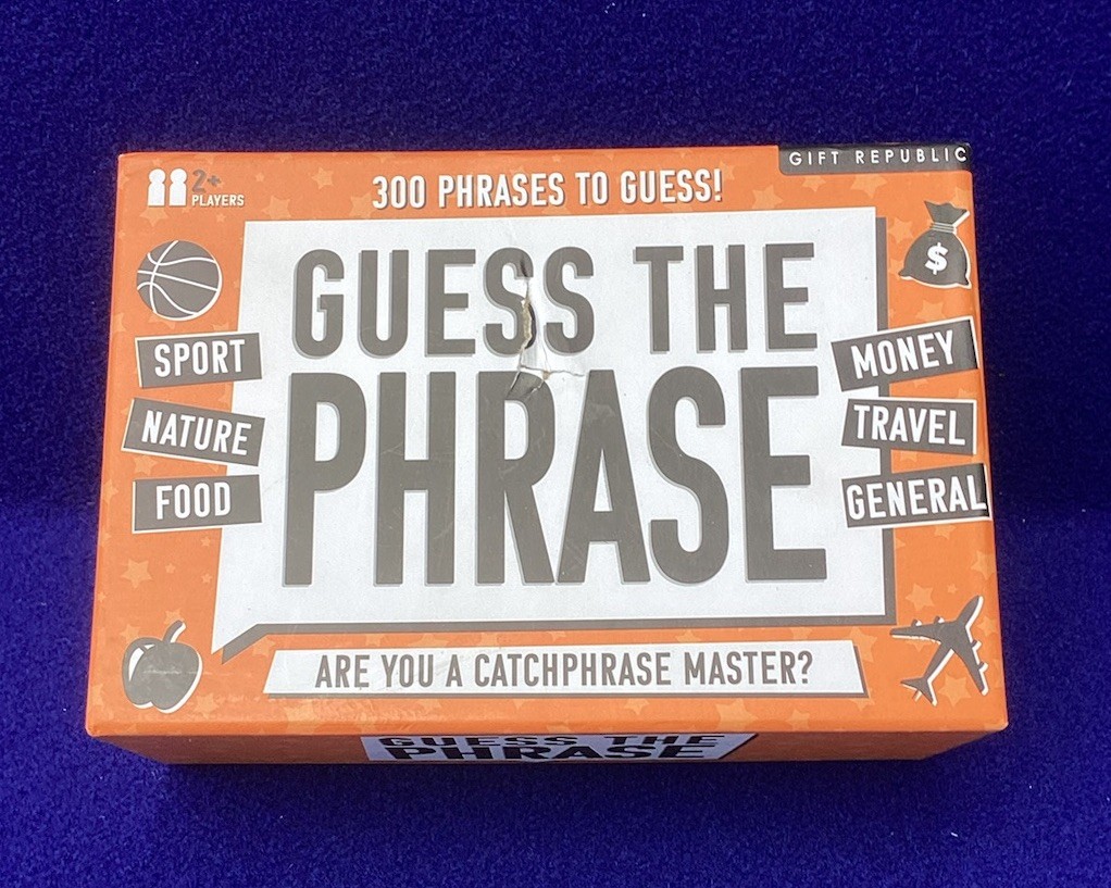 Guess The Phrase Card Game *Complete 300 Phrases Family Party Game*
