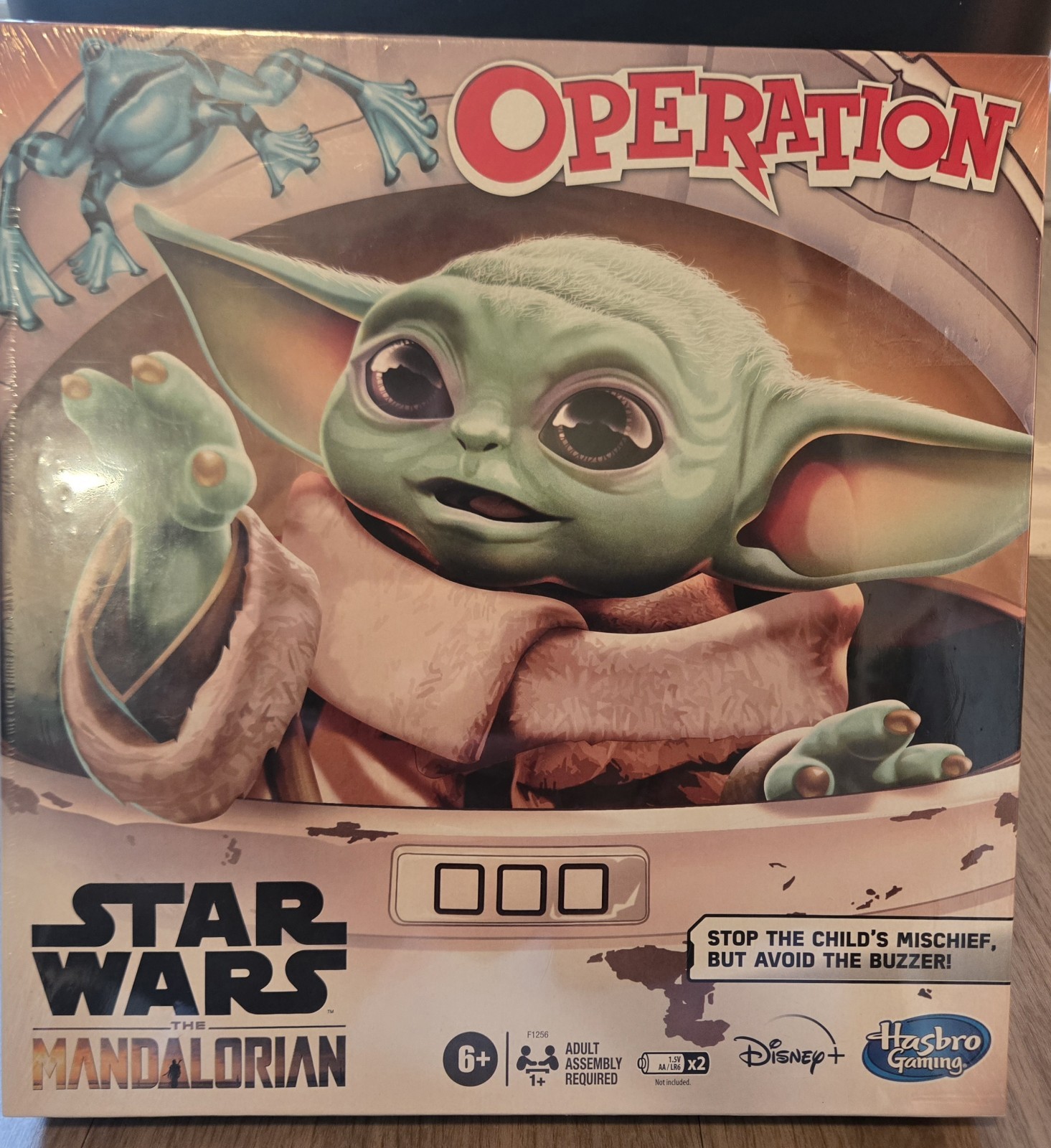 Hasbro Operation Star Wars Mandalorian Board Game Grogu Ages 6+ 1 Player