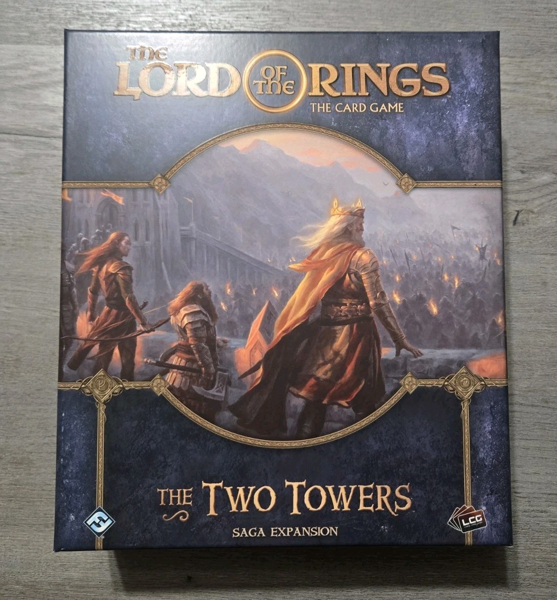 Lord of the Rings Card Game LCG- The Two Towers Saga Expansion, NEW Out of Print