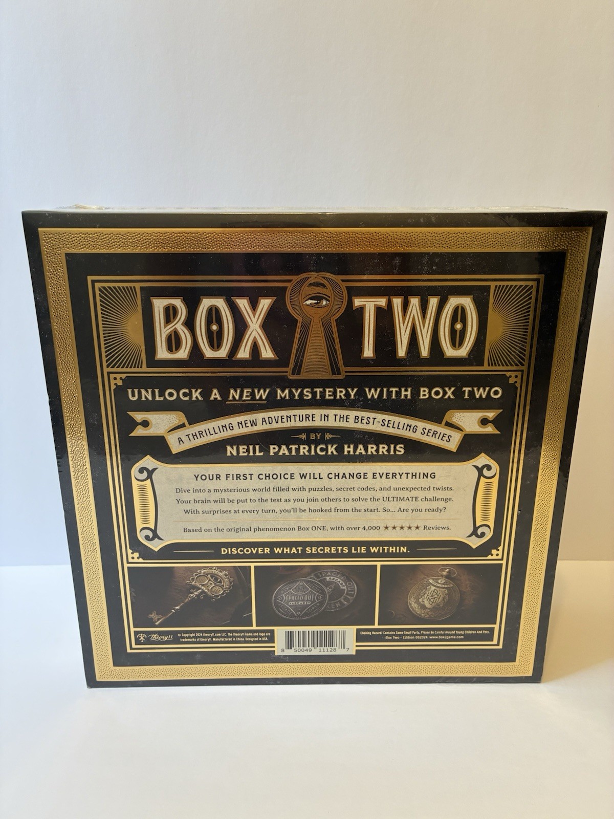 Neil Patrick Harris Presents Box Two Boardgame NIB Sealed and Complete Game