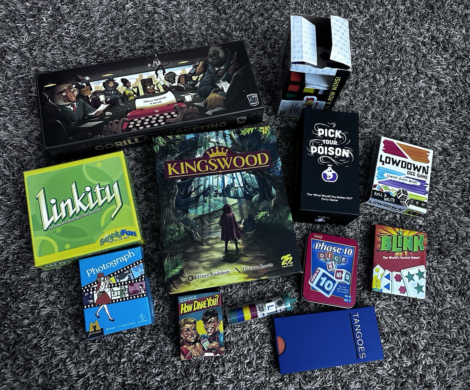 12 board game bundle lot: Kingswood, Gorilla Marketing, Photograph, …