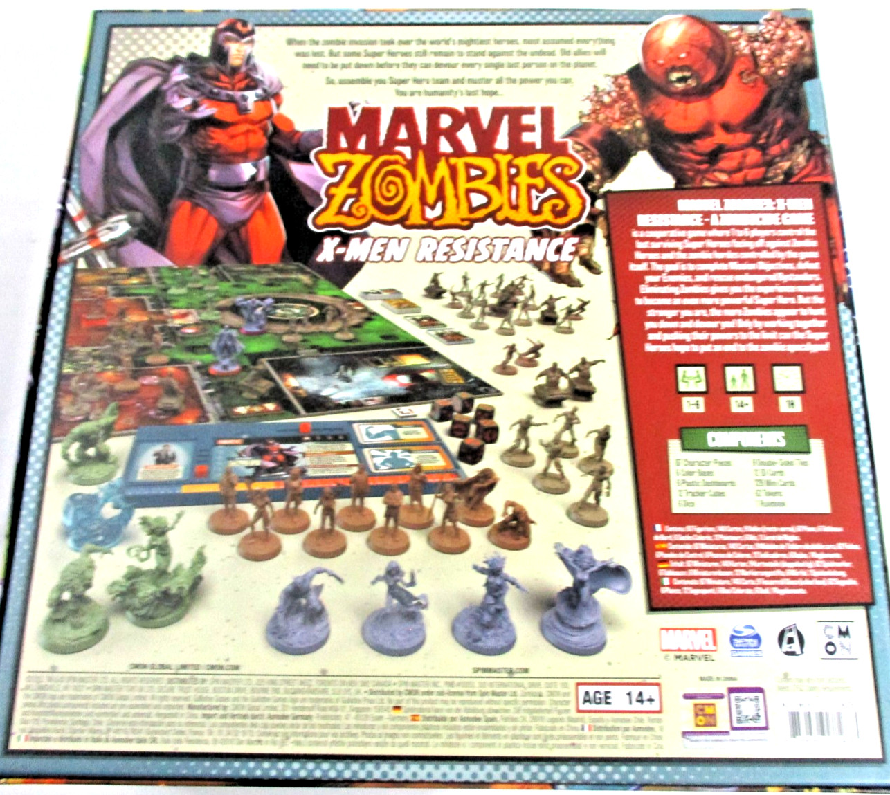 ZOMBICIDE: Marvel Zombies X-MEN RESISTANCE REPLACEMENT GAME BOX New!!