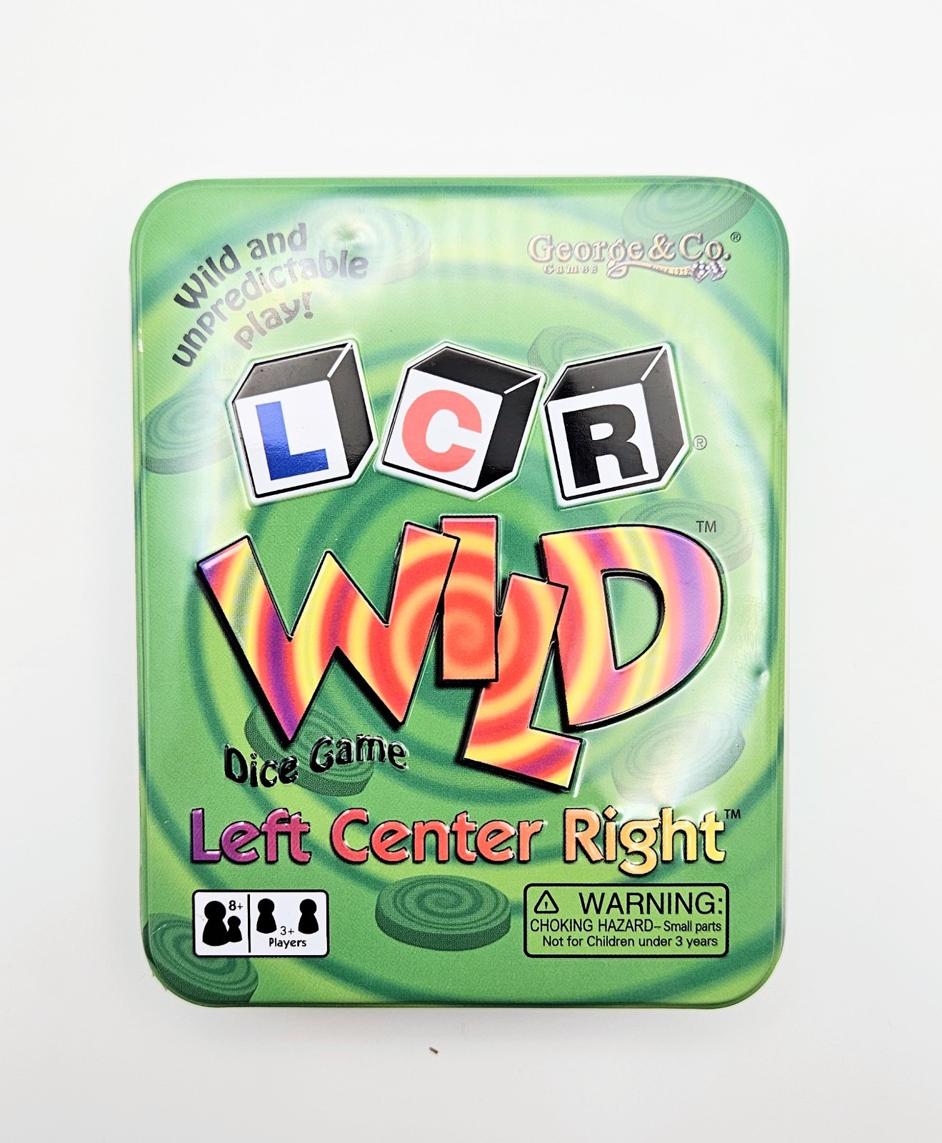 Left Center Right Wild LCR Dice Game New & Sealed FREE SHIPPING!