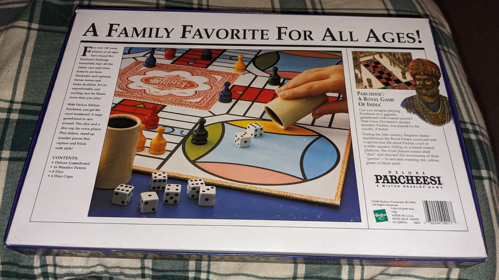 1999 Milton Bradley Parcheesi Deluxe Edition Game Complete New In Open Box