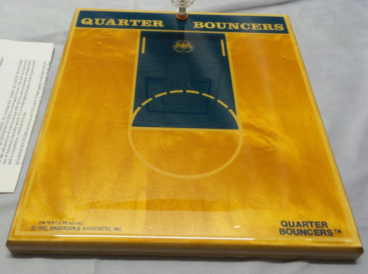 2-Shot Foul Quarter Bouncers coin game Basketball half-court MANCAVE-USED (READ)