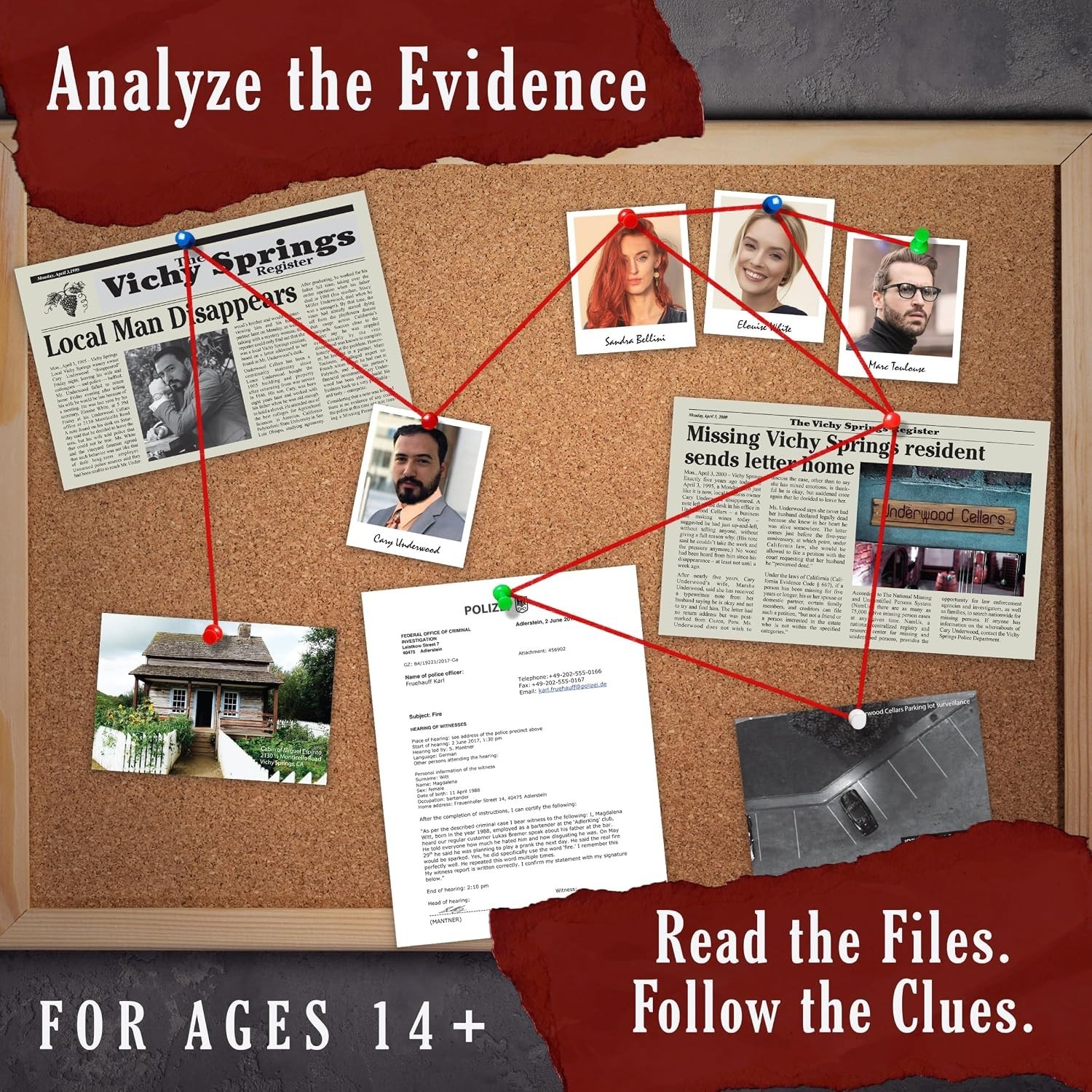 Unravel a 20- Mystery with Interactive Case Files – Perfect for Parties!