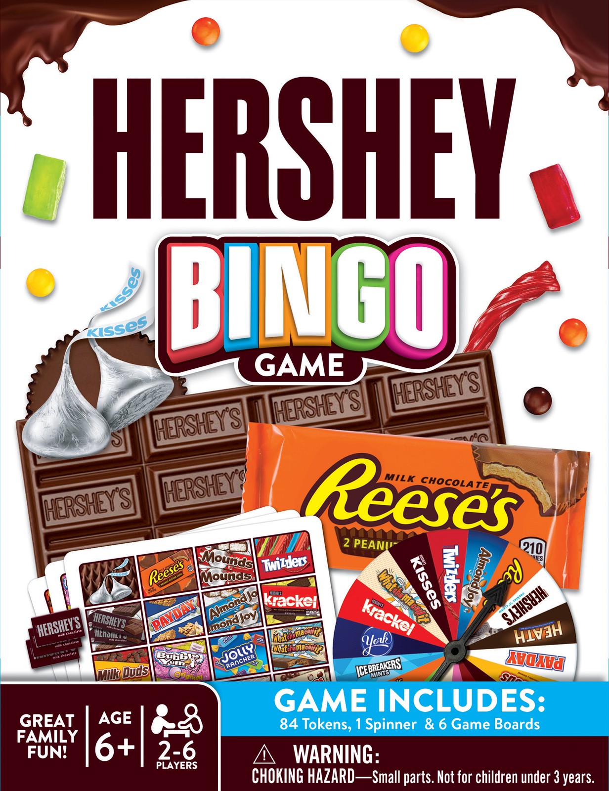 MasterPieces – Hershey’s – Officially Licensed Bingo Game for Kids and Families