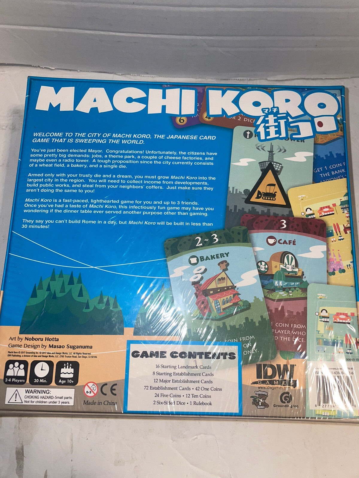 MACHI KORO Japanese City Building Card Strategy Game (English) IDW Games