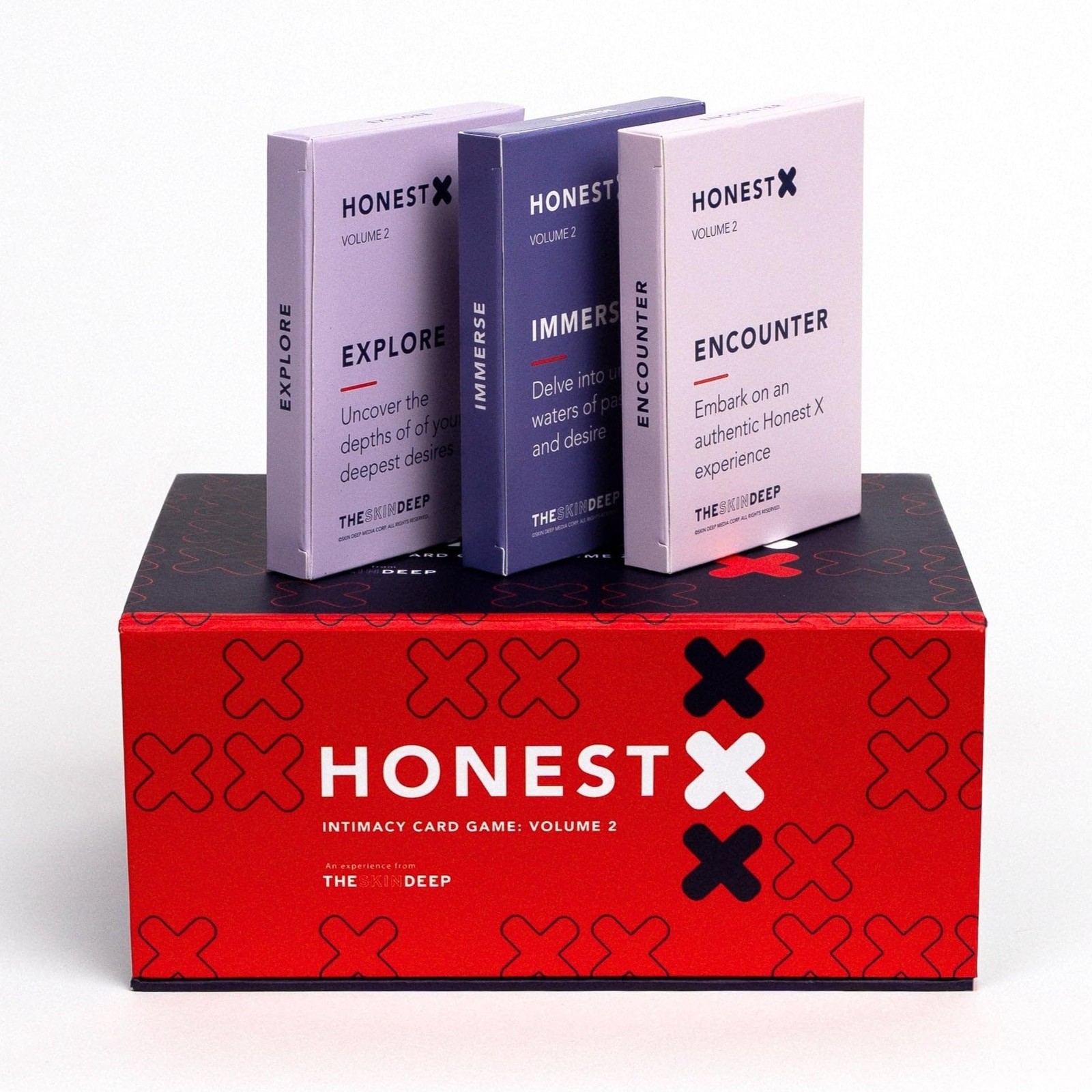 Honest X Intimacy Card Game (3 Decks) – Couples Games for Adults to Explore I…