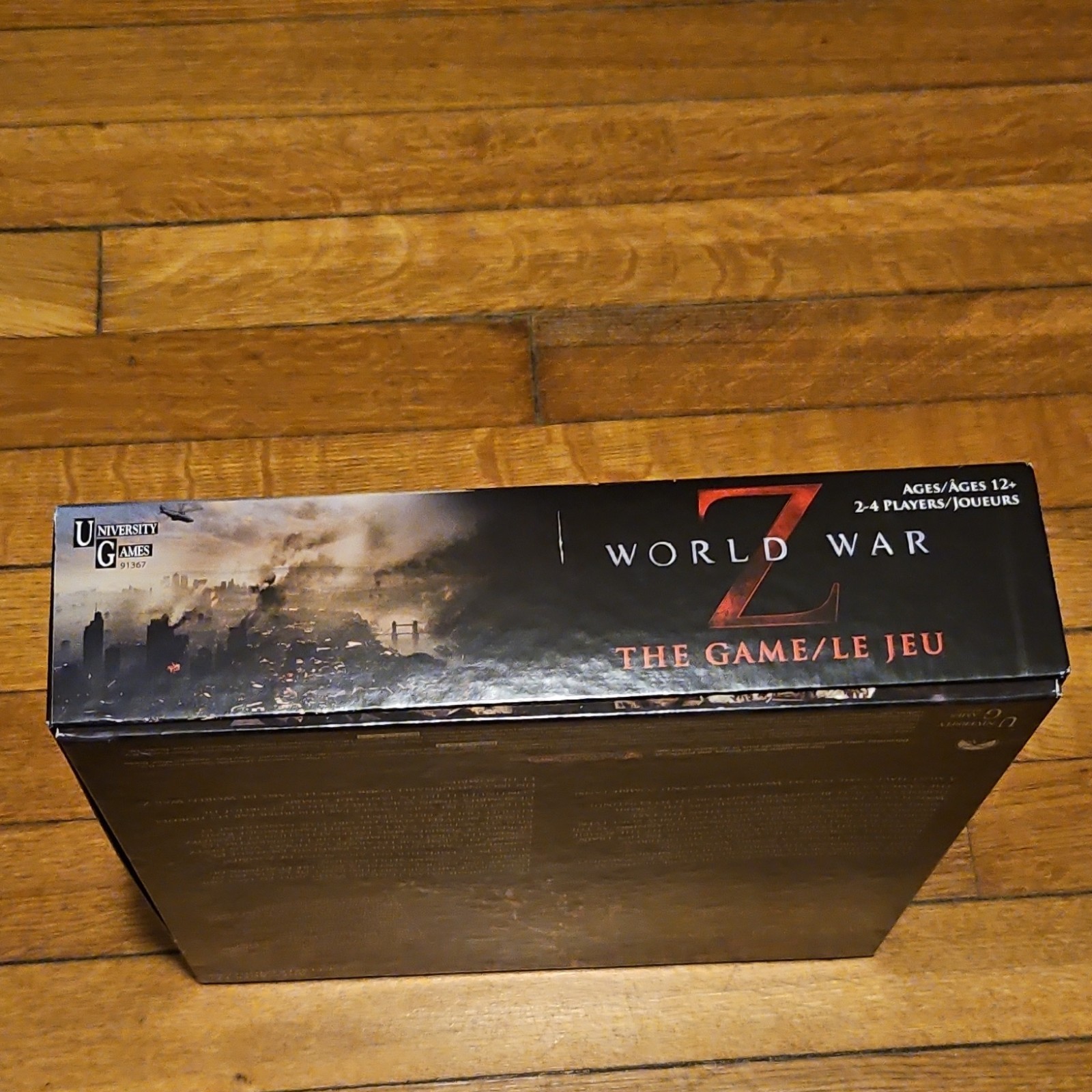 University Games World War Z The Game Board Game Ages 12+ 2-4 Players