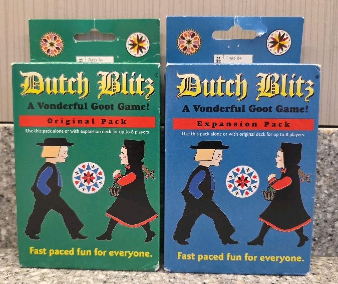 Dutch Blitz Card Game Original DBG01 & Expansion Pack DBEG1 Lot Of 2 2014 Sealed