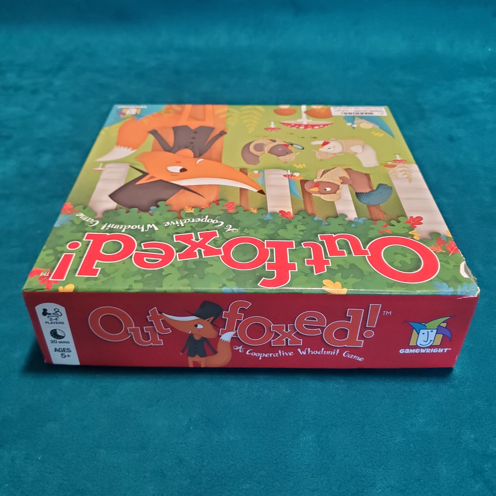 Outfoxed! Board Game 2015 Family Cooperative Whodunnit Gamewright