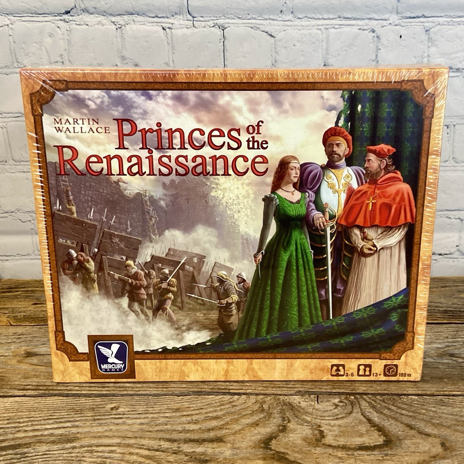 Mercury Boardgame Princes of the Renaissance 2016 NEW SEALED