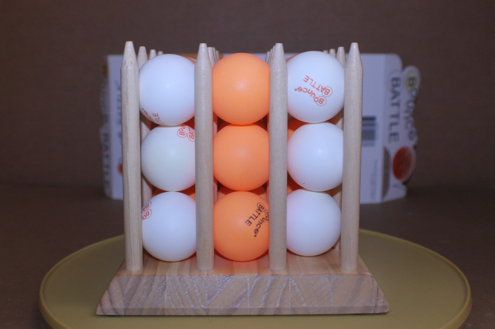 USED / Bounce Battle Wood Edition Skill and Action Game NO BOX