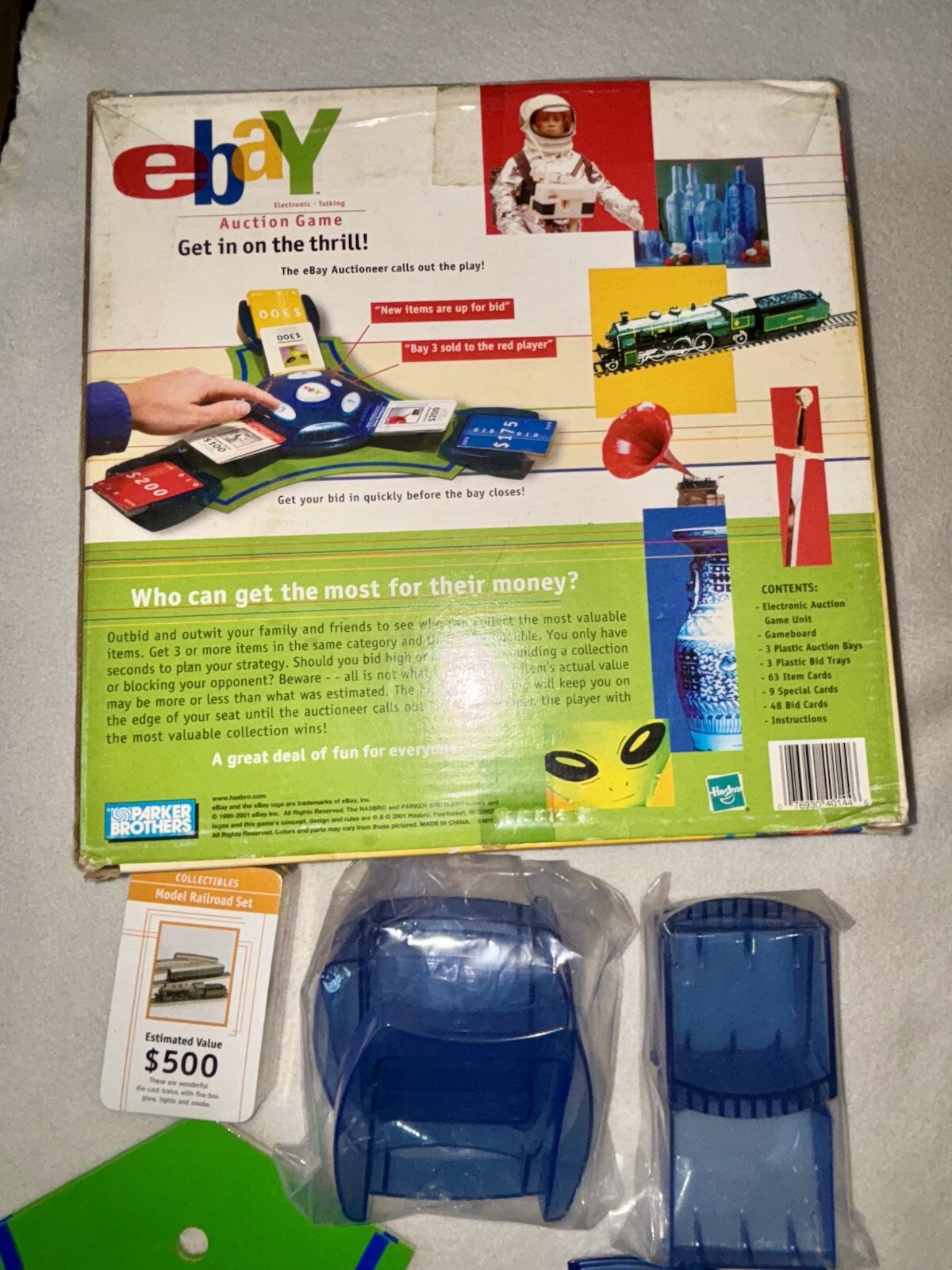 Vintage 2001 EBay Auction Electronic Talking Board Game Hasbro . Complete.