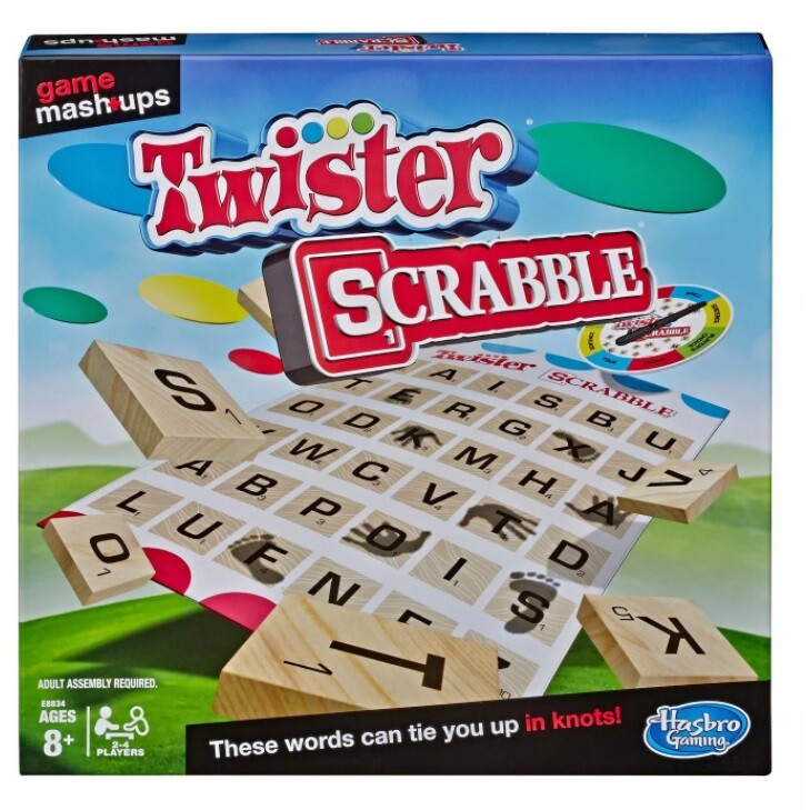 Game Mashups Twister Scrabble Game