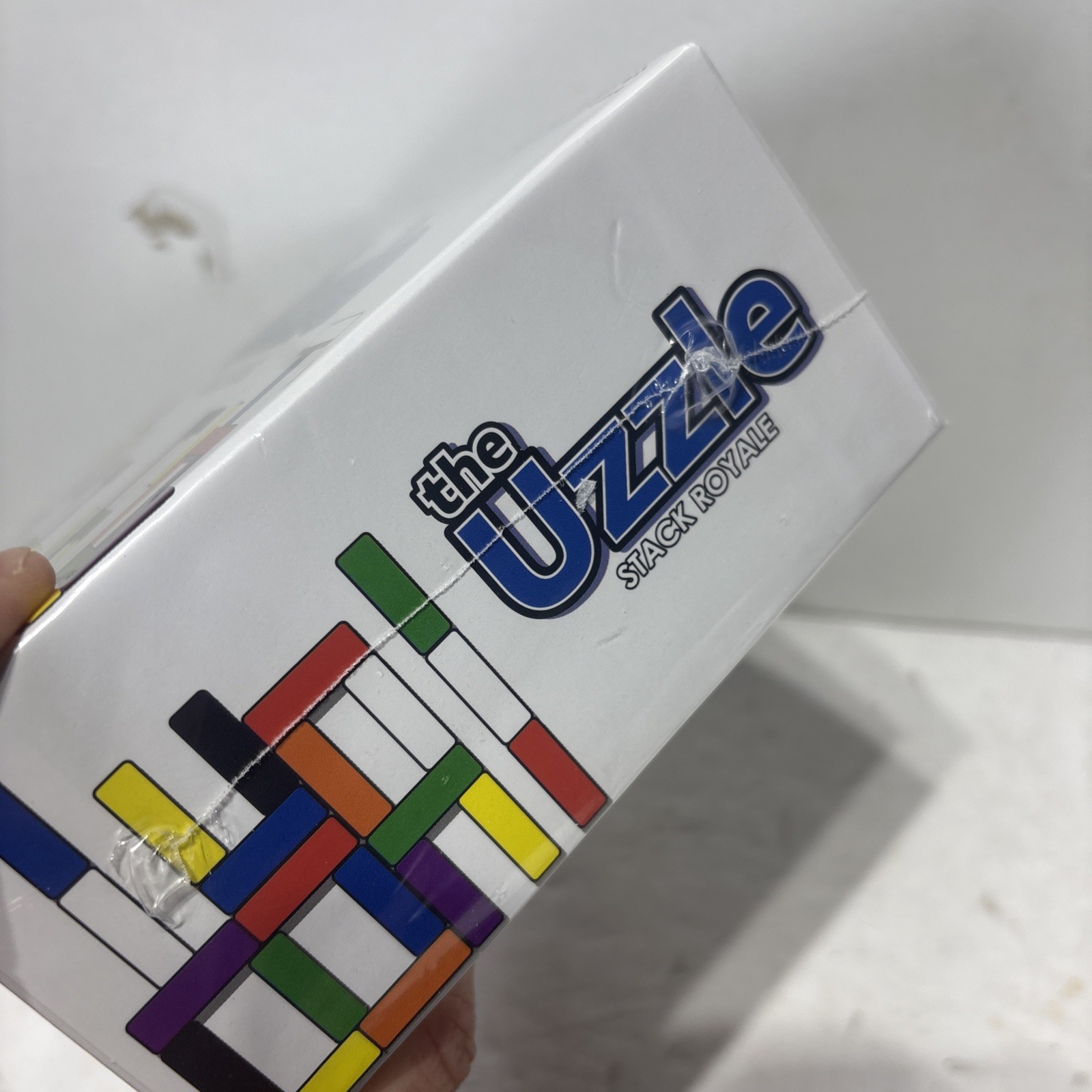 The Uzzle Stack Royale Board Game Fast & Fun Family 2-4 Players Ages 4+ 4 Levels