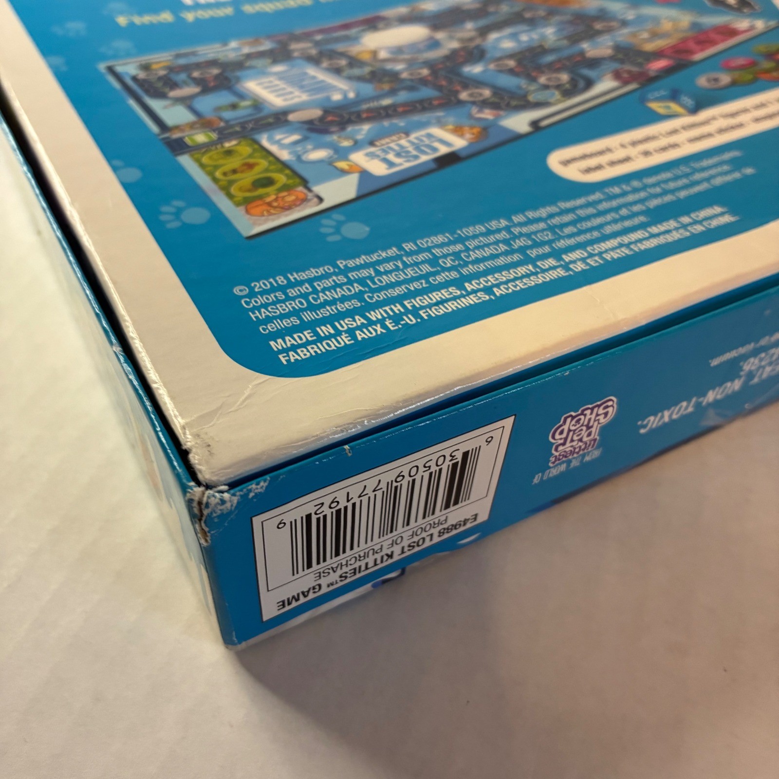 Hasbro Lost Kitties Board Game Littlest Pet Shop E4988 Kids Ages 5+ 2018 Gaming