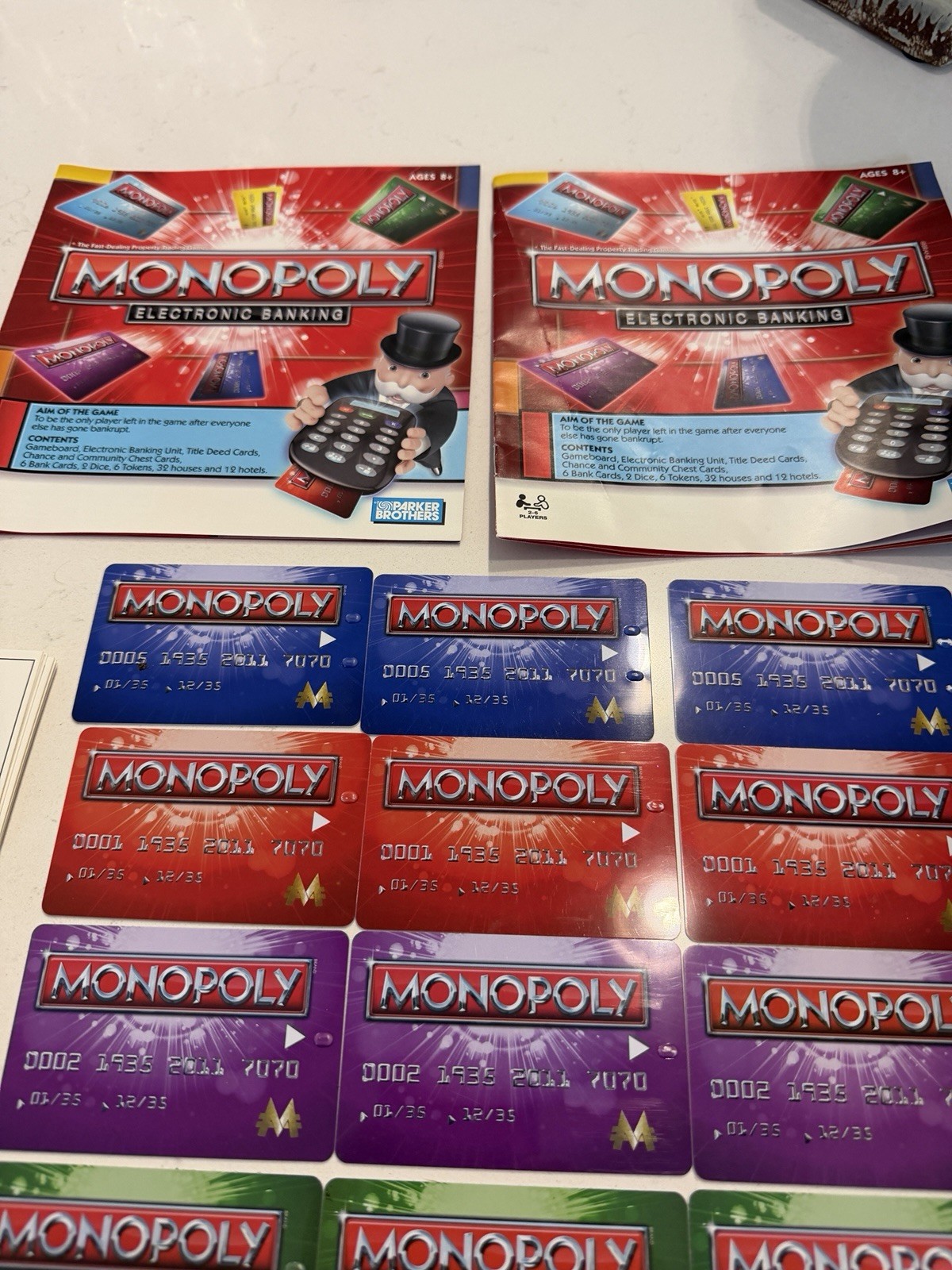 2011 Monopoly Electronic Banking Replacement Parts Pieces