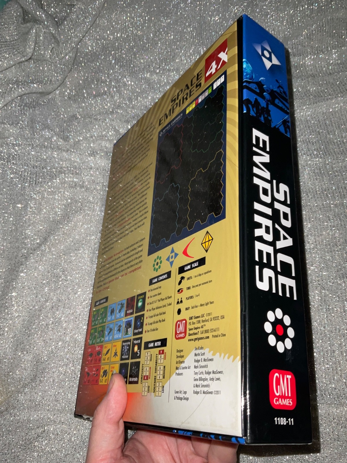 Space Empires 4X – GMT GAMES – DICE MISSING – See Pics Good Cond Incomplete