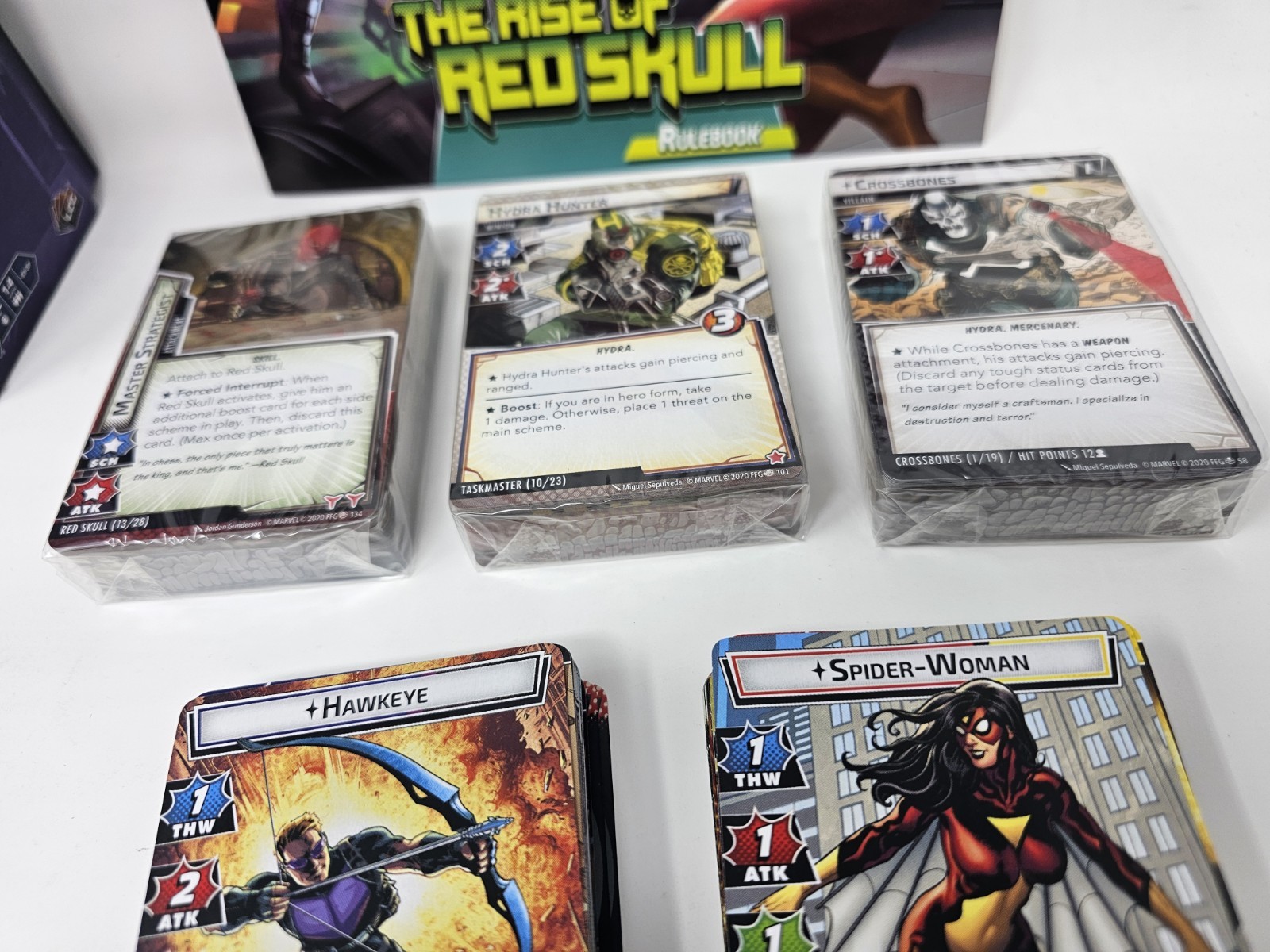 Marvel Champions Rise Of Red Skull & Galaxy’s Most Wanted (Mostly Sealed)