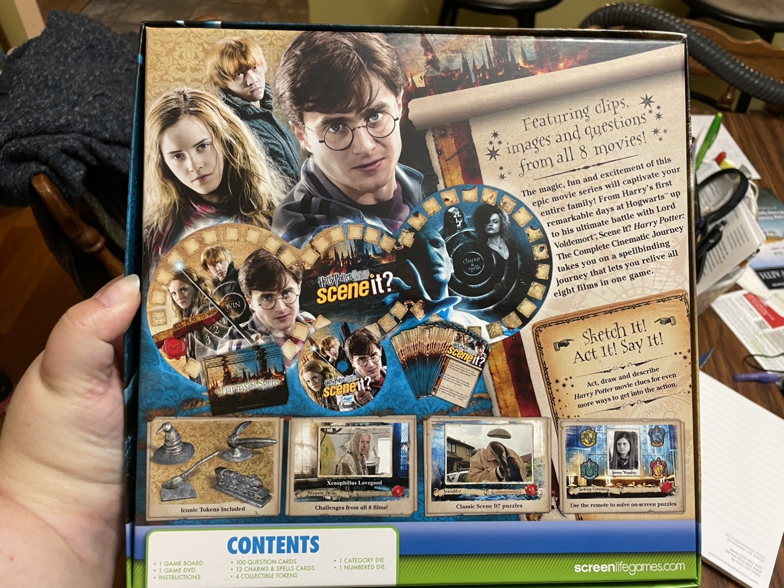 Screen Life Harry Potter “Scene It” Complete Cinematic Journey DVD Game