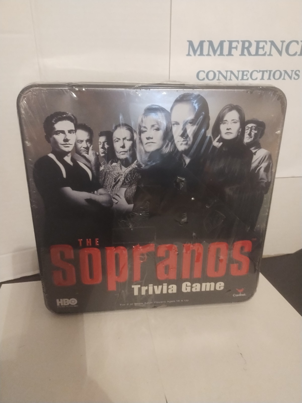 Soprano Trivia Game in Metal Tin Cardinal 2004 Edition