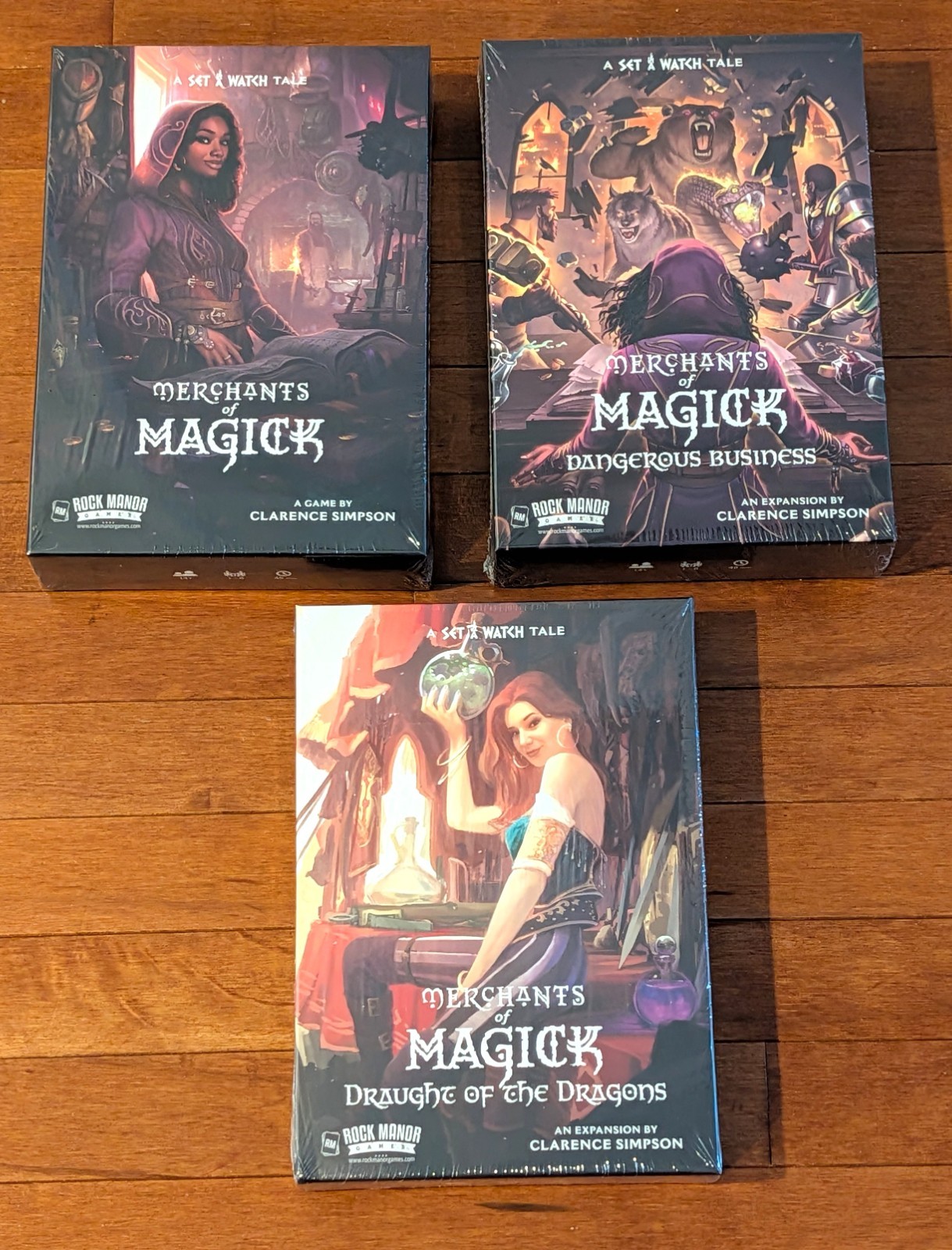 Merchants of Magick A Set a Watch Tale + Two Expansions NEW SEALED