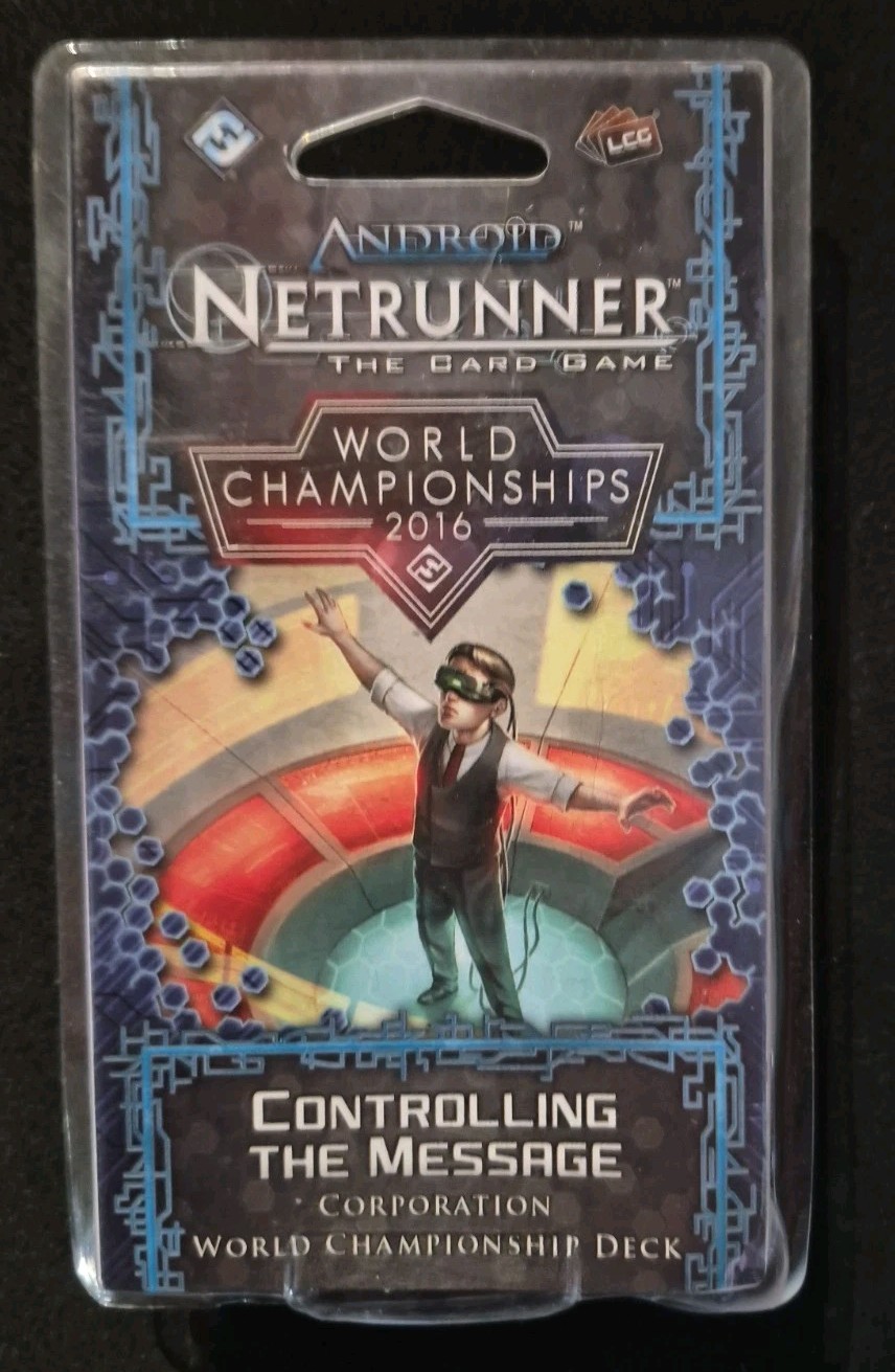 Netrunner Card Game Controlling The Message