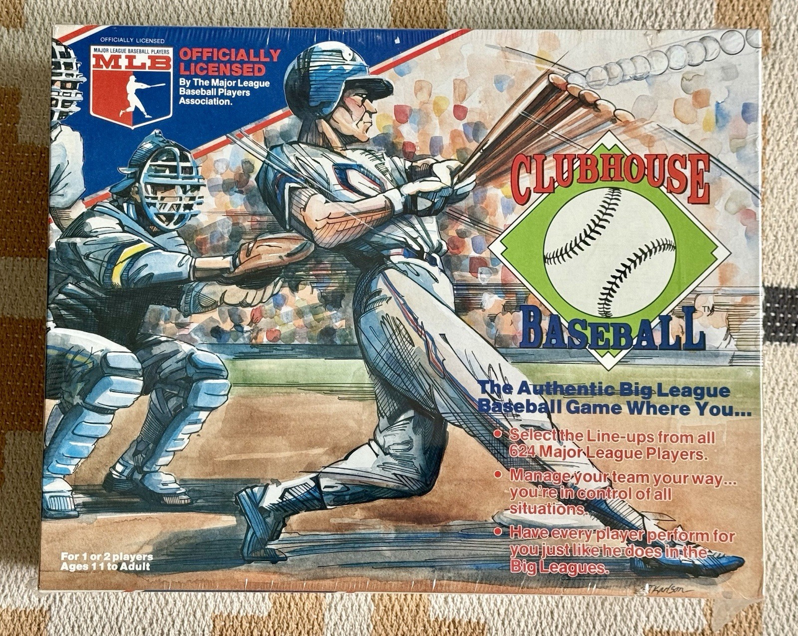 Clubhouse Baseball Strategy Board Game 1989 Edition MLB Sealed New In Box