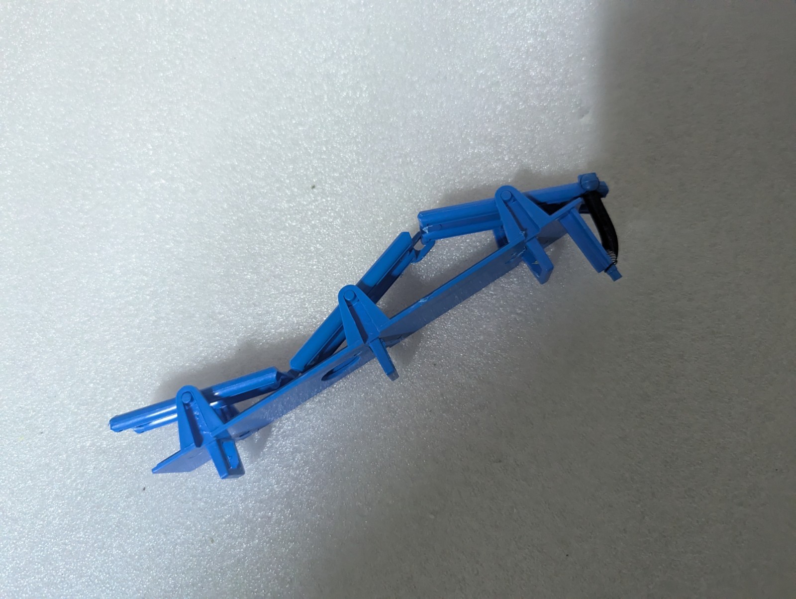 PART: Blue Tilt Bridge w Spring TOMY Screwball Scramble Marble Run 2022 Game