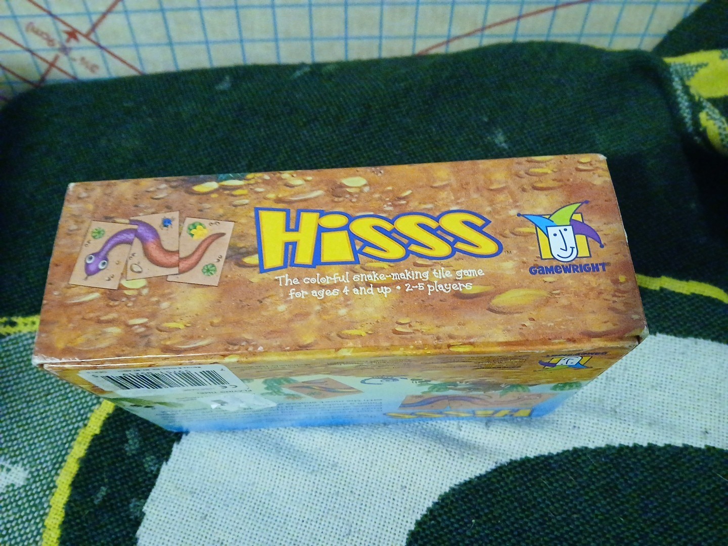 HISSS The Colorful Snake Making Tile Matching Game Gamewright Complete VG Cond