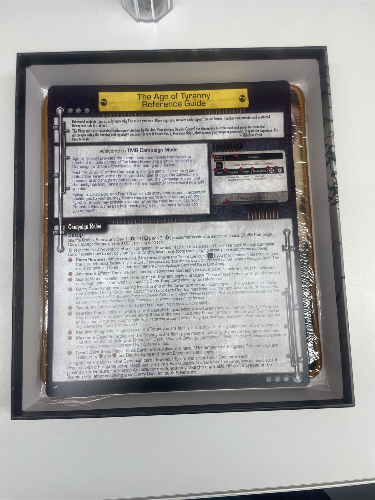 Too Many Bones The Age of Tyranny Legacy Expansion Chip Theory Games