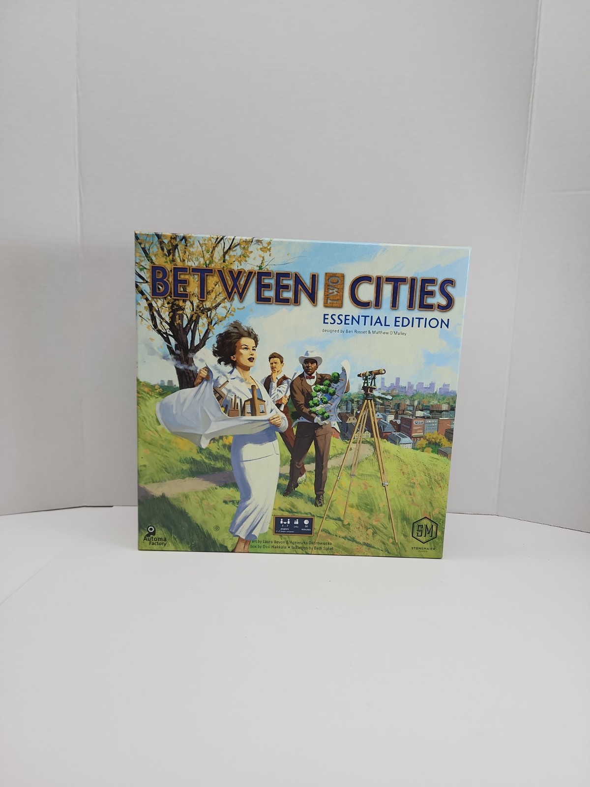Between Two Cities Essential Edition Board Game Stonemaier Games Used Complete