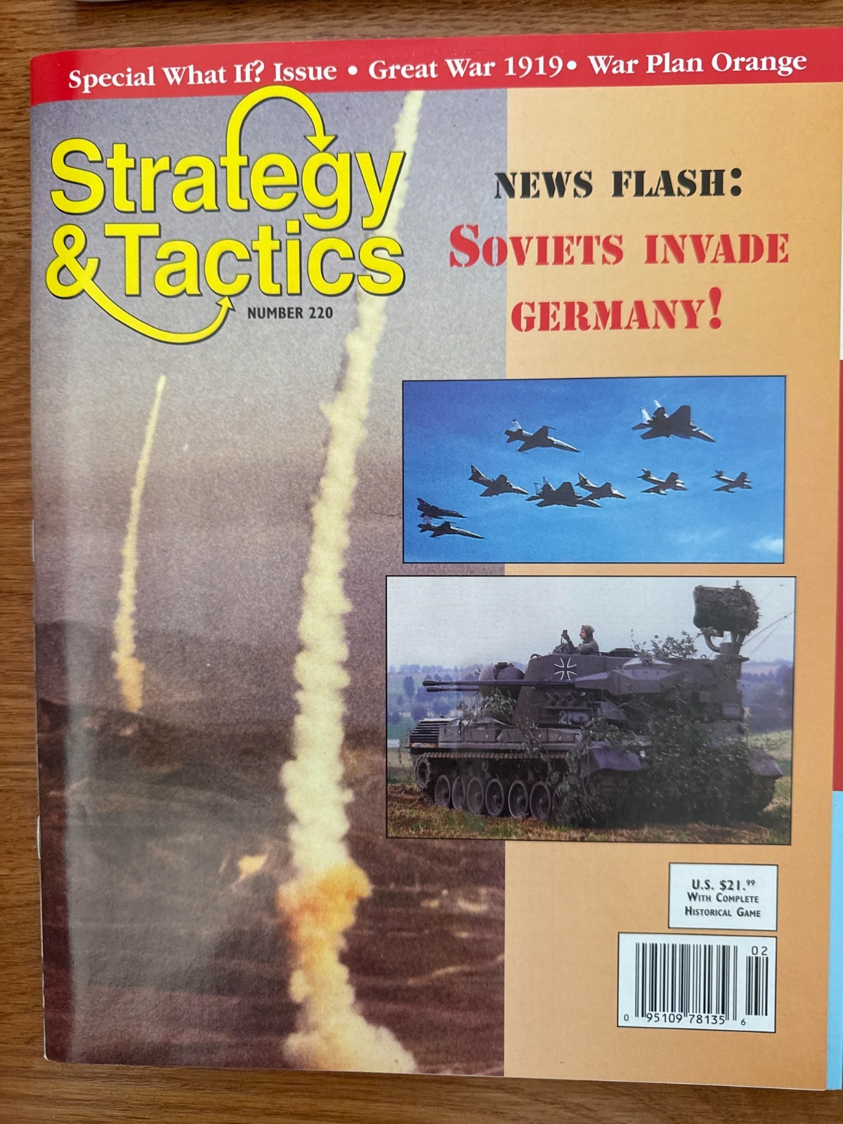 Strategy & Tactics #220 Soviets Invade Germany War Game Unpunched