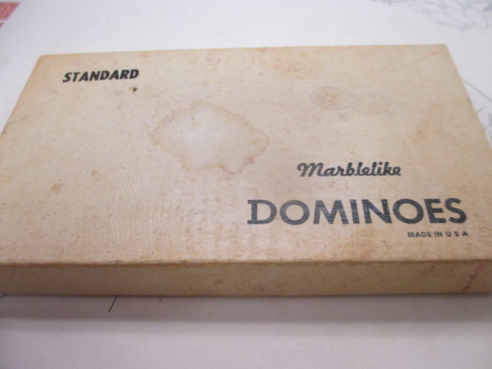 Puremco Standard Ivory Marblelike Dominoes