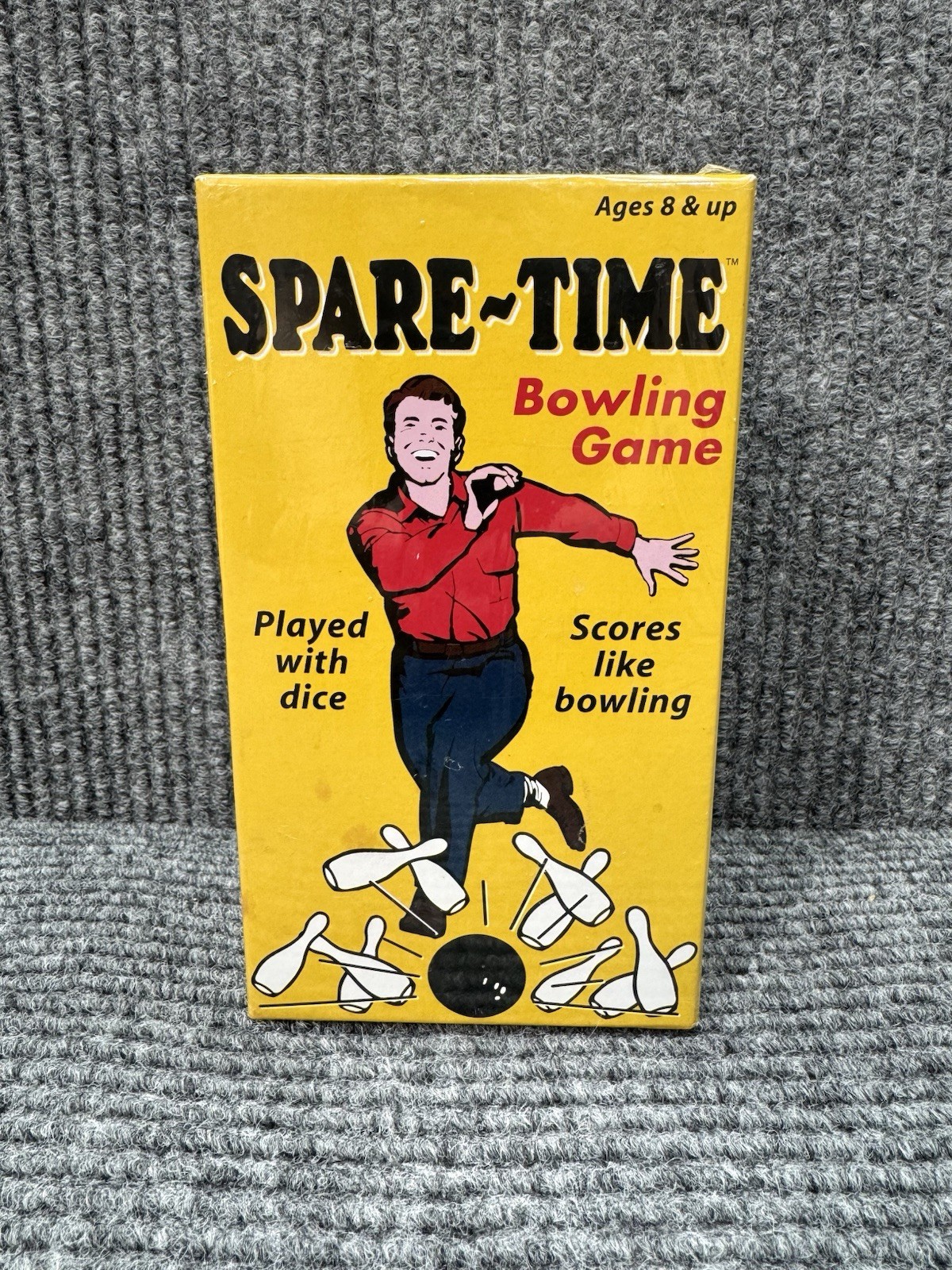 Spare-Time Bowling Dice Game 2003 Binary Arts Pin Dice Cup Brand Sealed/New VTG