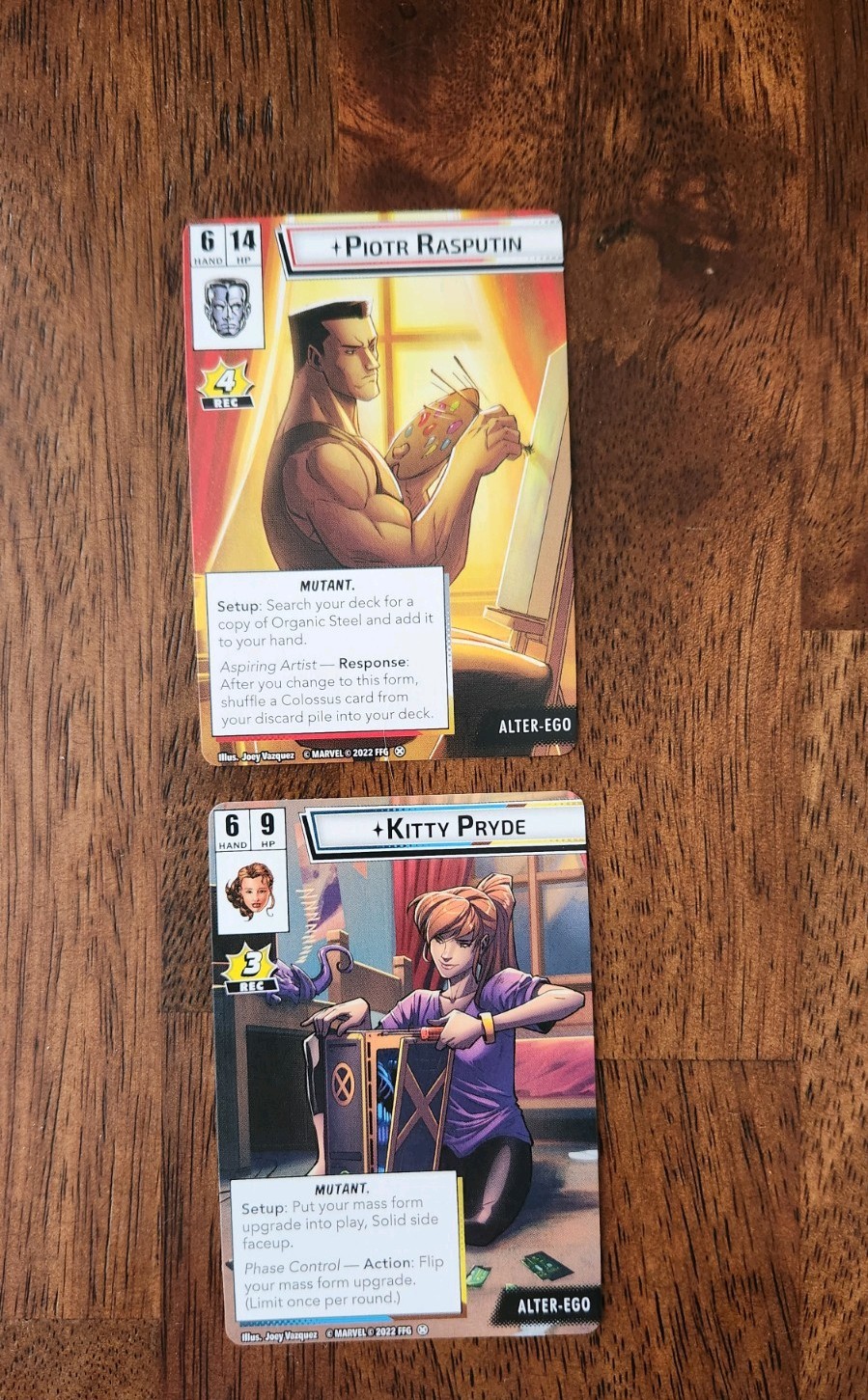 Marvel Champions Mutant Genesis X-Men Hero Promo Cards