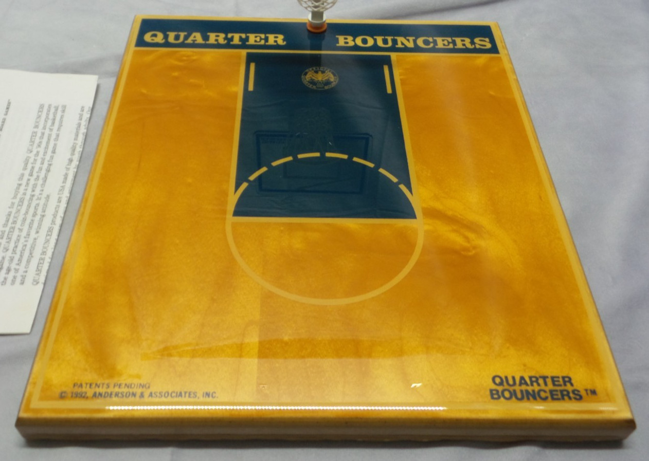 2-Shot Foul Quarter Bouncers coin game Basketball half-court MANCAVE-USED (READ)
