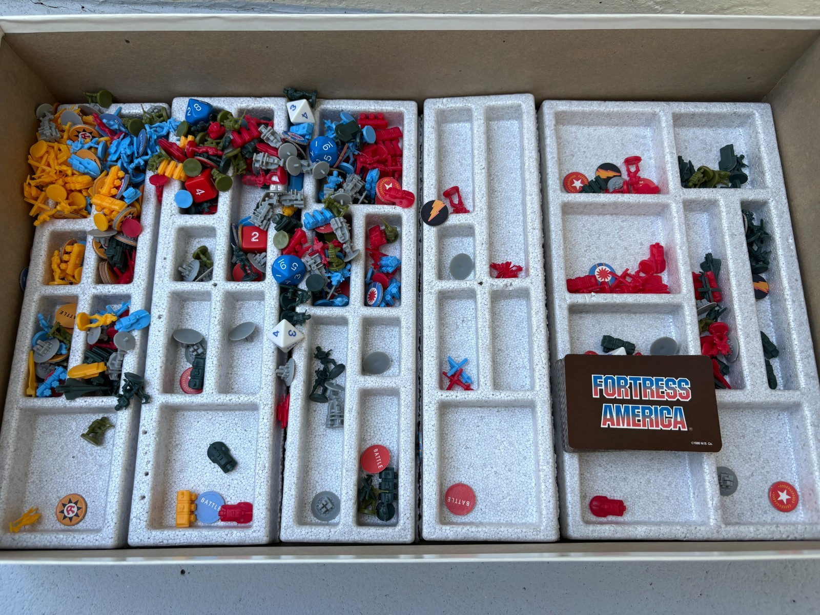 Fortress America AND Shogun MB Gamemaster Series Board Games 1986 Vintage