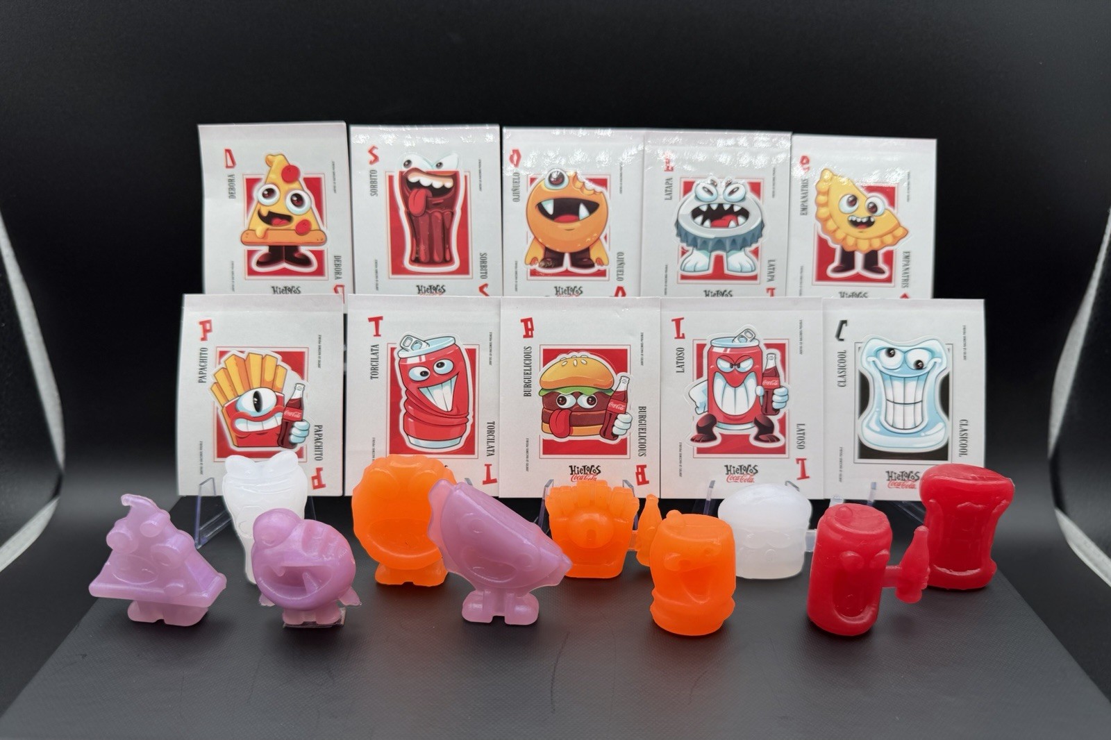 Crazy Bones Hielocos Coca-Cola Colombia 2025 Complete Set w/ Cards