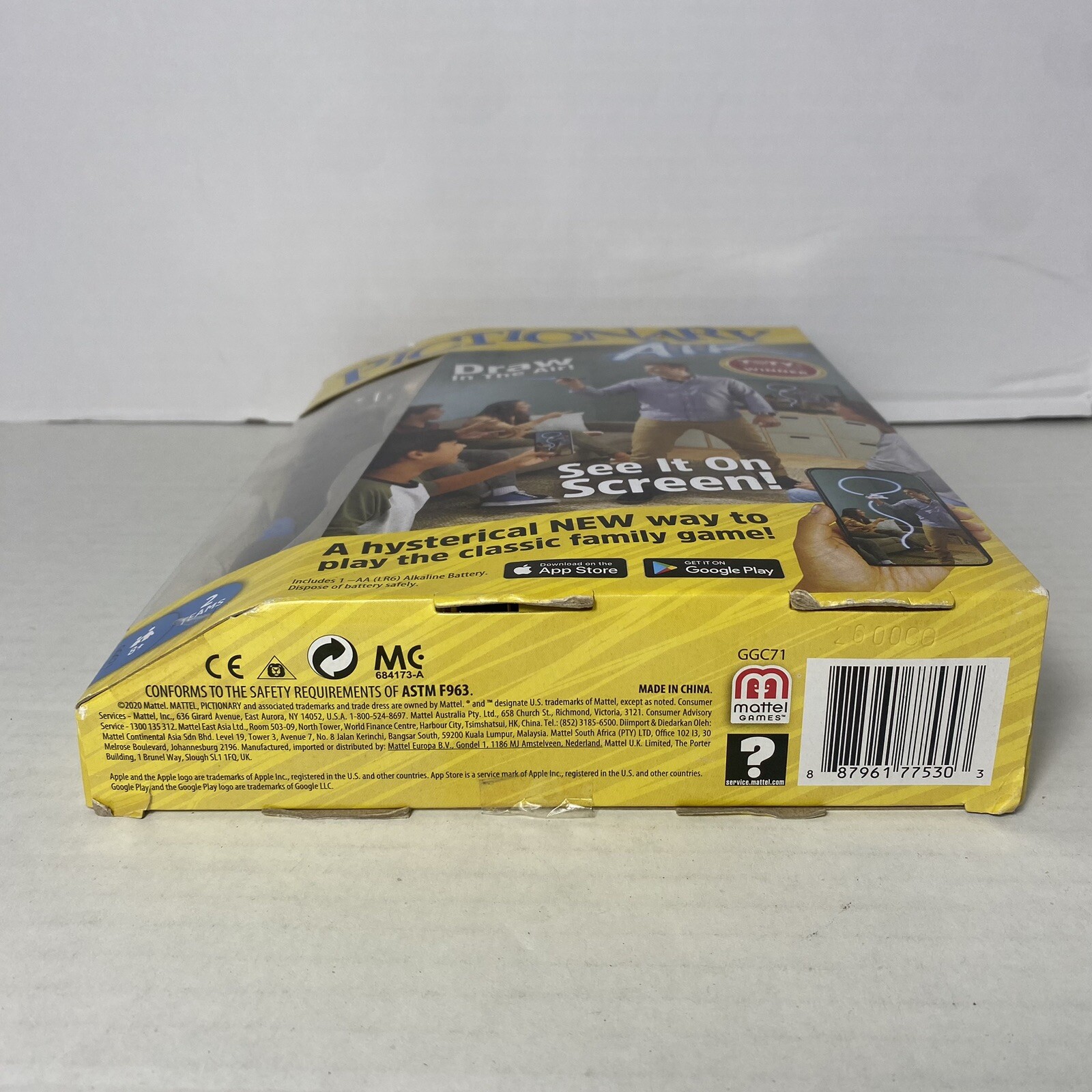 Mattel Games GGC71 Pictionary Air Updated Classic Family Fun Board Game *See Pic