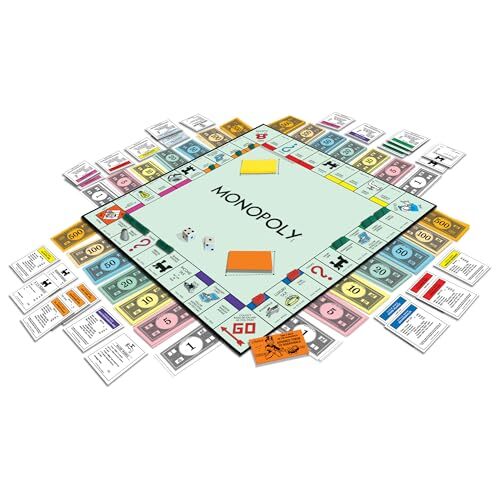 Monopoly 1980s Edition Classic Board Game Family Game Night 2 to 8 Players