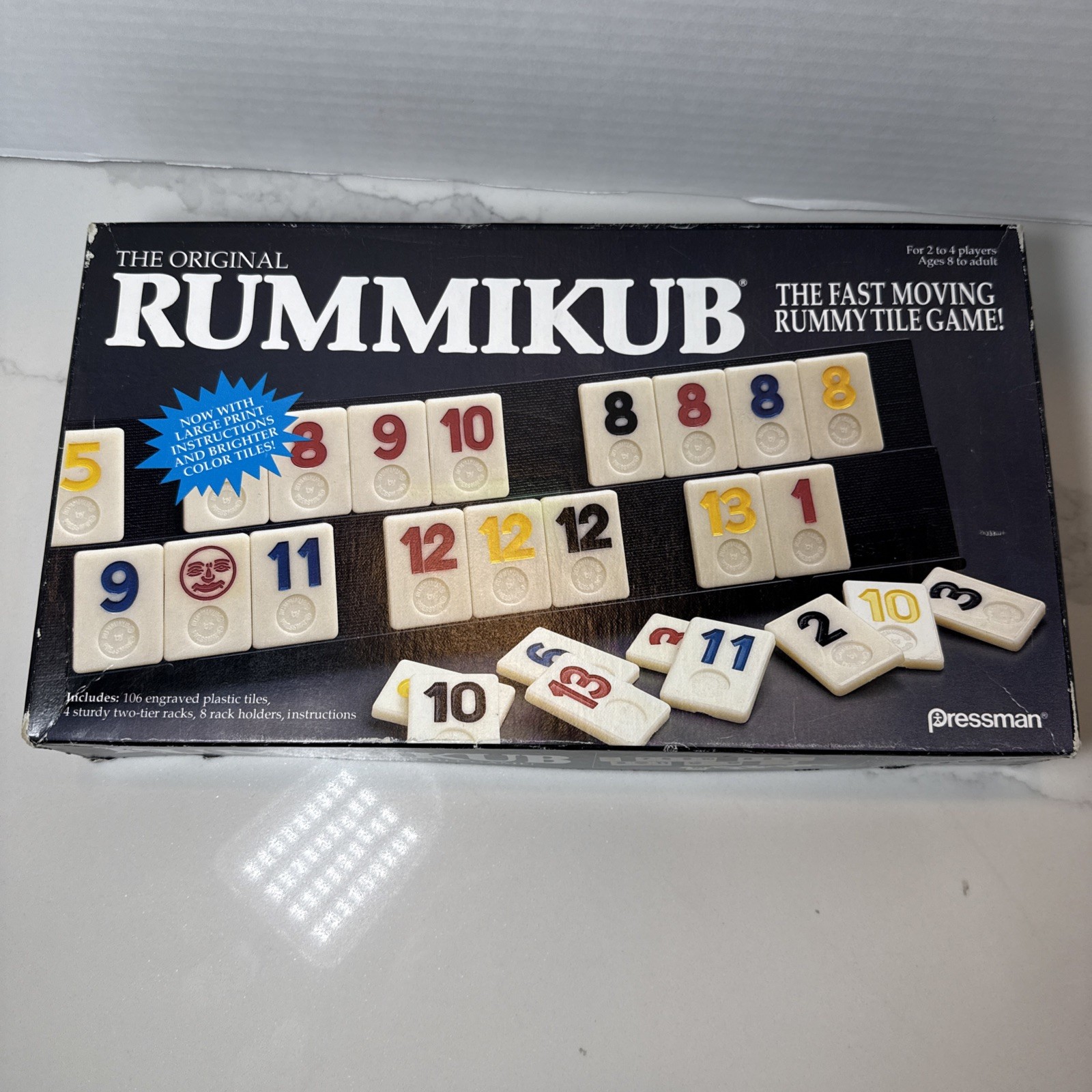 1990 Rummikub Classic Edition – The Original Rummy Tile Game for Ages 8 & Up